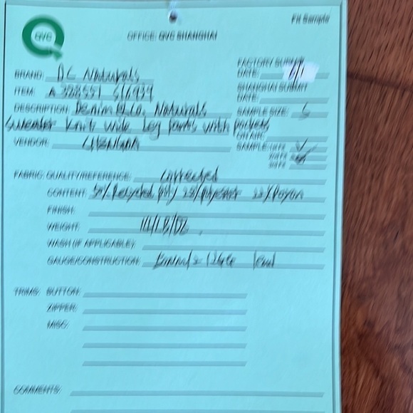 Ladies Denim&Co wide leg sweater knit cropped ankle pants w pockets - Picture 2 of 7